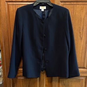 Talbots Midnight Blue Women's Blazer size 12